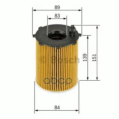 1 457 429 307_фильтр масляный!\ Citroen C5/C6 Peugeot 407/607 2.7D 04 Bosch арт. 1457429307 | Автомобили и