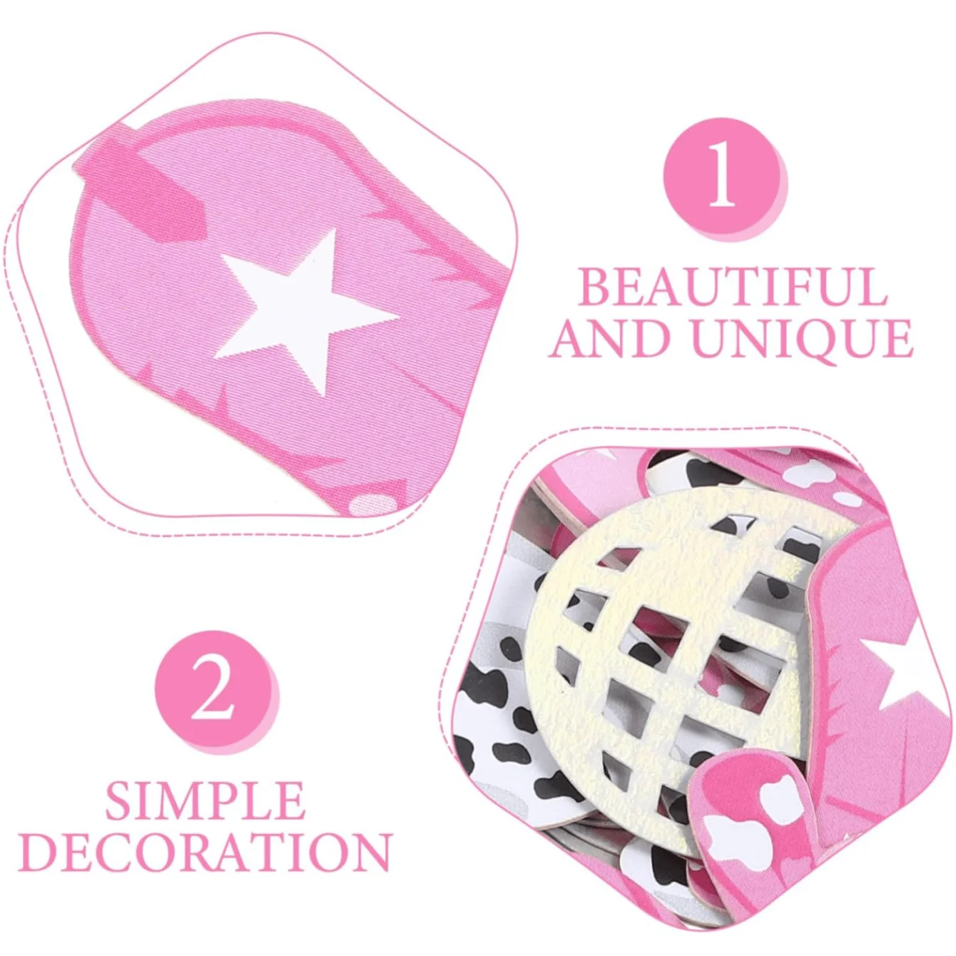 100pcs Disco Western Cowgirl Table Confetti For Bachelorette Paty Horse Race Party Decorations Birthday Disco Hen Party