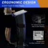 Slanted Podium Lectern Conference Pulpit Acrylic Podium Stand Clear Transparent Church Lectern Pulpit  for Wedding Classroom 5