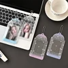 Transparent umbrella Snowflake 3 inch pvc student card cover star storage card cover 5
