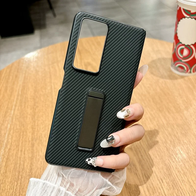 Durable Hard Stand Case with Plastic Fiber Cover
