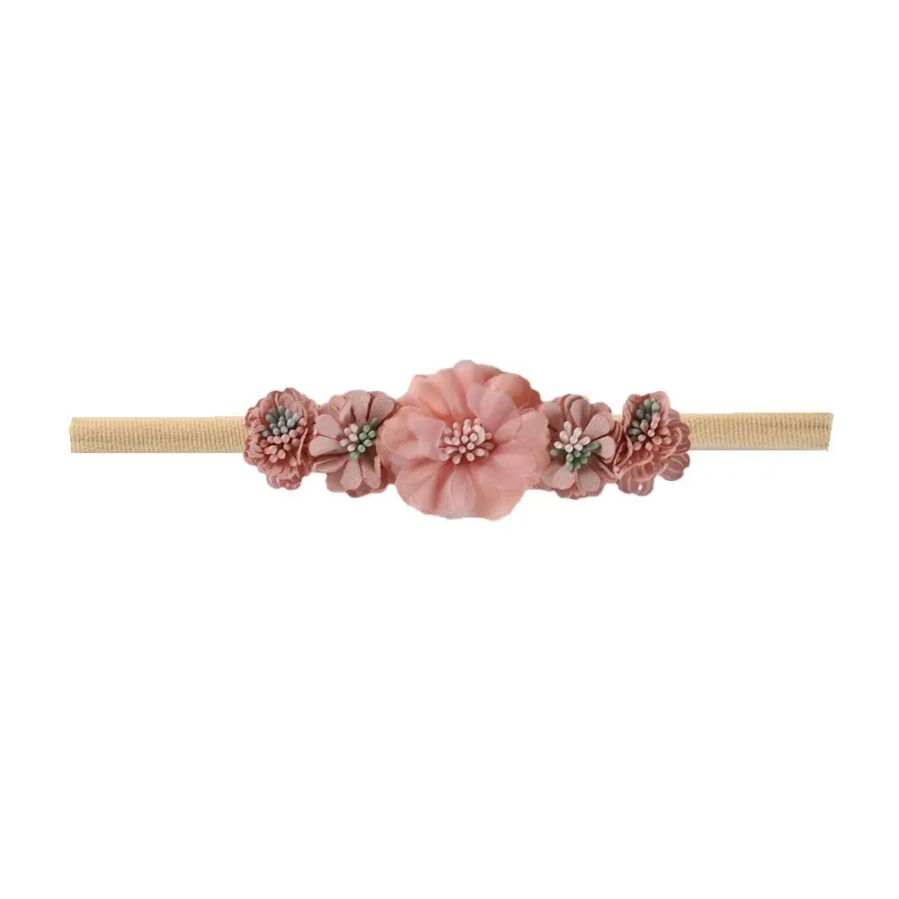 Baby Girl Headband Cute Baby Elastic Hair Band Newborn Head Flower Toddler Headband Headwear Kids Accessories