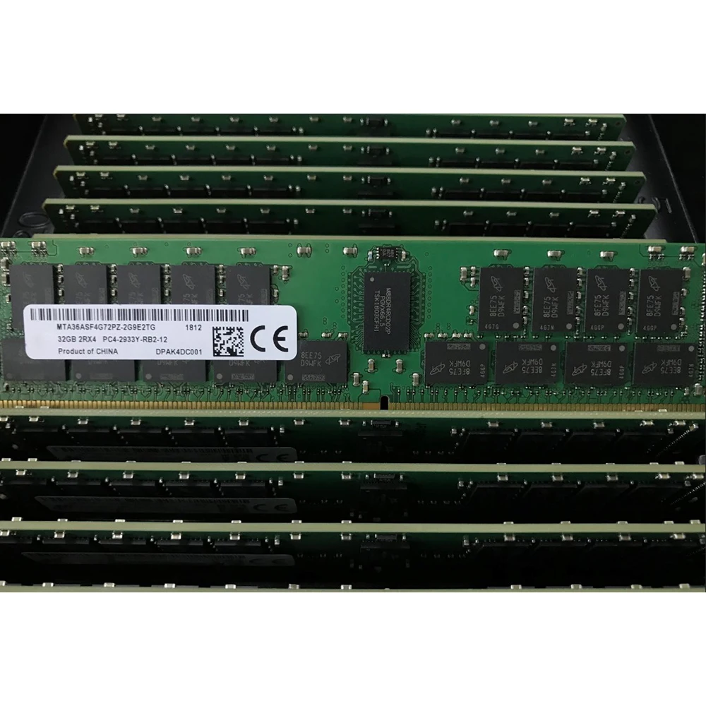 MT 메모리용 RAM 하이 퀄리티, 32GB, 32G, DDR4 PC4-2933Y 2933, 2RX4 REG ECC, 빠른 배송, 1 개
