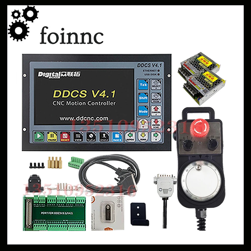 최신 ddcsv3.1/ddcsv4.1 CNC 오프라인 USB 컨트롤러 G 코드 3 축 ..