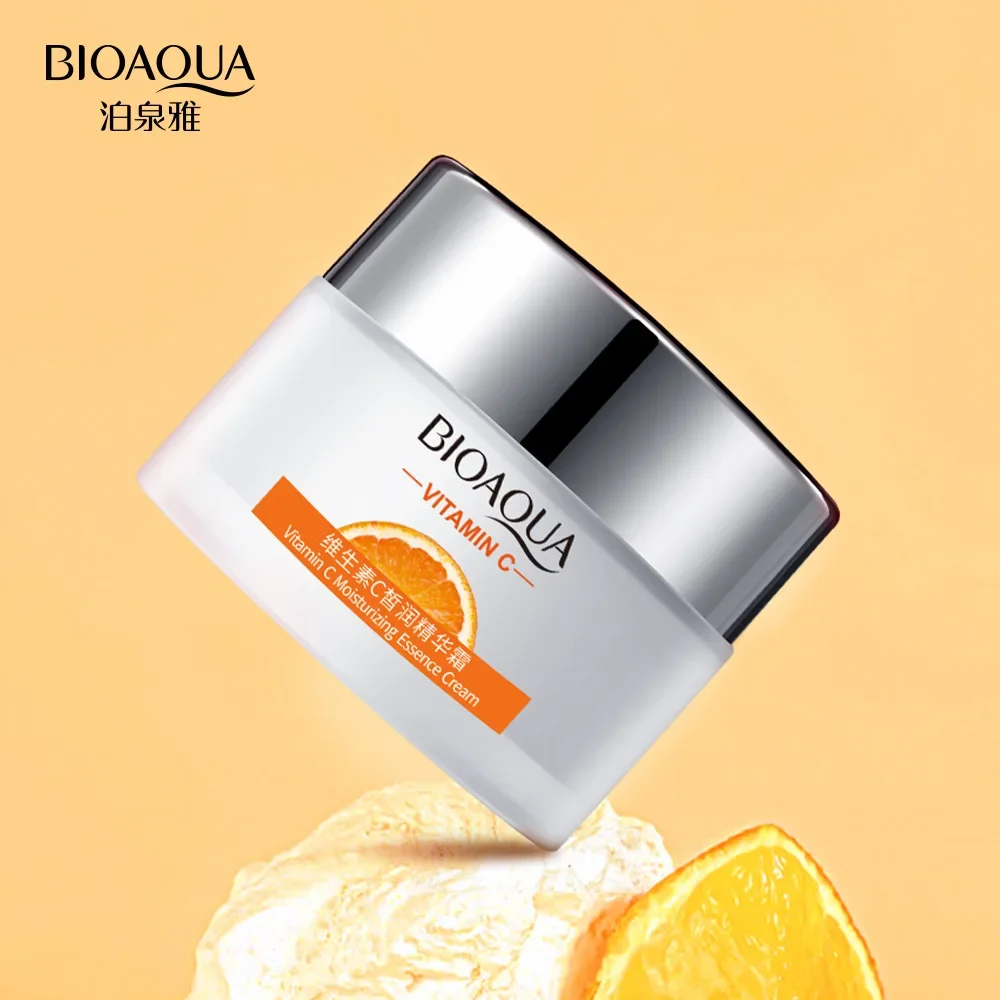 

Bioaqua Vitamin C Moisturizing Moisturizing Mention Beautiful Tender Skin Facial Cream Essence Cream