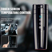 

12V 24V 350ml Portable Car Heating Cup Stainless Steel Water Warmer Bottle Car Kettle Adjustable ​Water Mug Heated Coffee /Tea