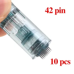Advanced Derma Microneedling Needle Cartridges with Multi-Pin Options (10pcs 42PIN needle)