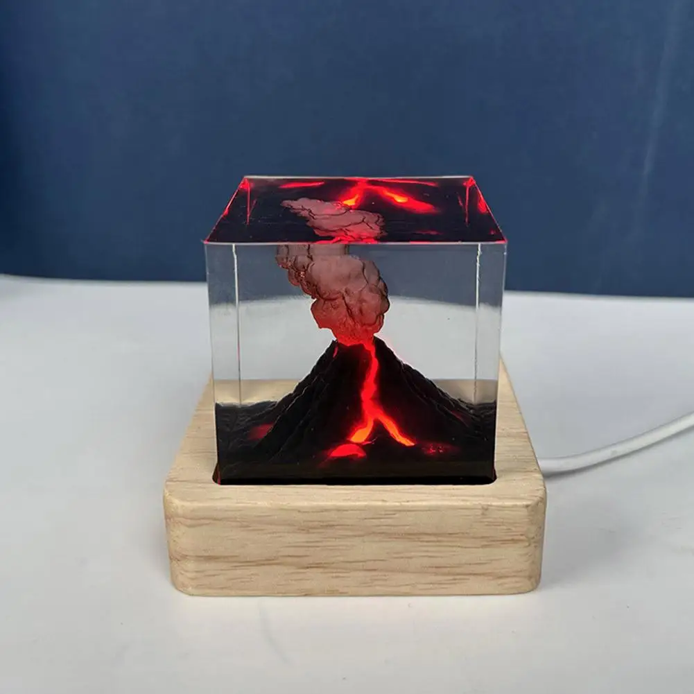 USB Night Light Original Atomic Bomb Model Atmosphere Lamp Nuclear Explosion Bomb Mushroom Cloud Lamp Flameless Lamp Decoration