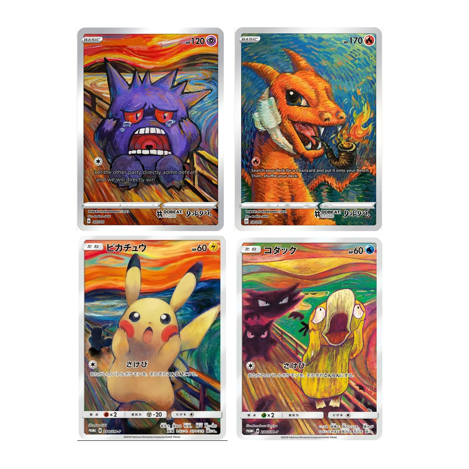 

17 Models Diy Self Made English Version Pokemon Pikachu Charizard Collection Cards Eevee Flat Card Classic Anime Card Gift Toys