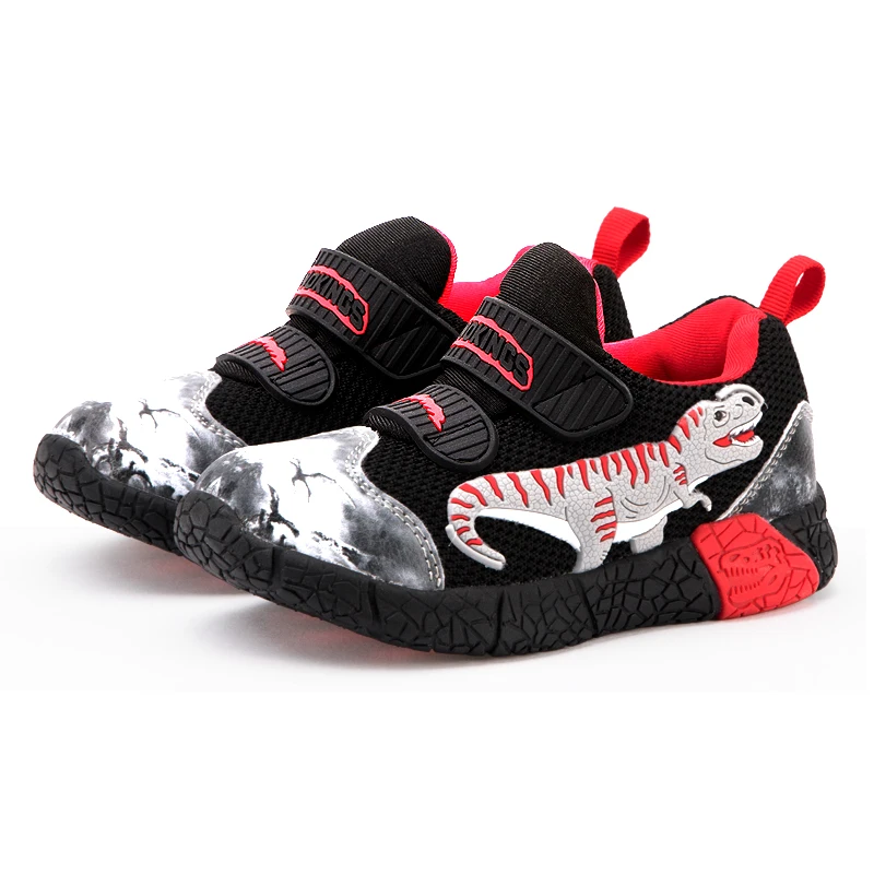 Children Dinosaur Mesh Shoes Boys Spring Tennis Sneakers Girls Tyrannosaurus Rex Outdoor Casual Sports