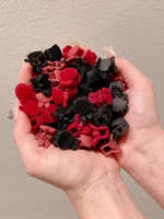 Red Floing Princ Hair Accory for Children New Year's Hair Clip Forehead Fringe Hair Clip Children's Headwear