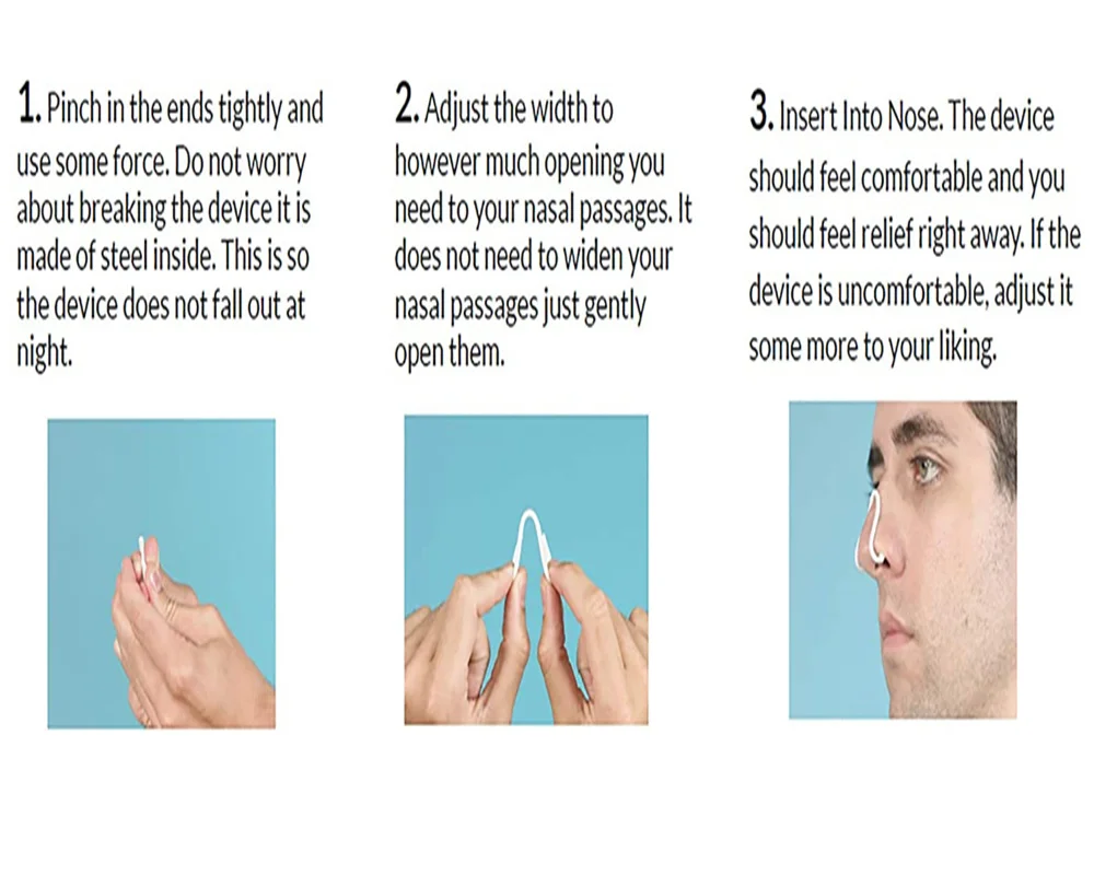 1/2/3/5/10 Pcs Anti Snoring Devices Nasal Dilator for Improve Nose Breathing Adjustable Breathable Nose Clip for All Nose Shapes 6