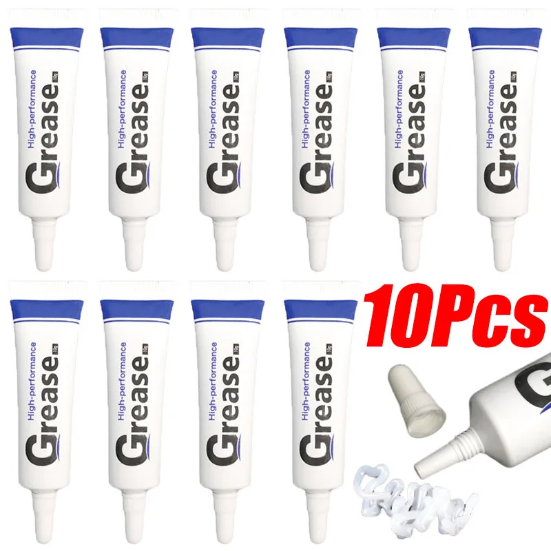 Lubricating Oil Bearing Lubrication Waterproof Car Gear Valves Chain Repair Lithium Grease Tools Auto Accessories 1/5/10Pcs Car Lubricant Grease Lubricant