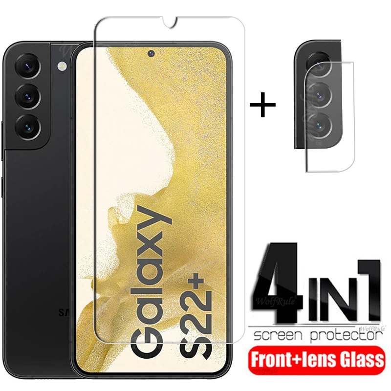 mobile screen protector For Samsung Galaxy S22 Plus Glass For Samsung S22 Plus Glass Camera Lens 9H Screen Protector For Samsung S22 Plus Tempered Glass mobile screen guard