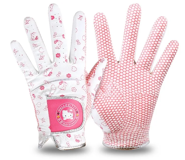 The new KT cat lady hands, golf gloves, palm non-slip particles silicone, fashion wear-resistant 2