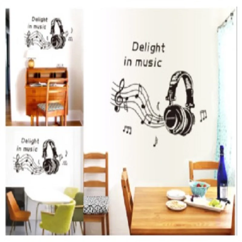 

Fashion personality Fund ornament bedroom the fifth generation wall stickers environmental protection