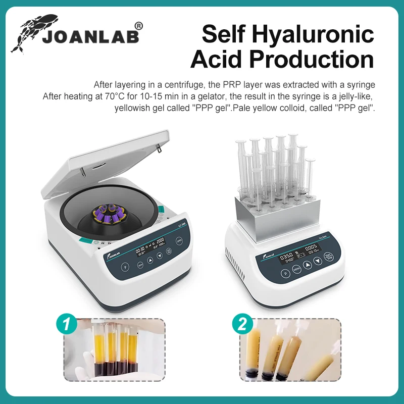 JOANLAB PPP Plasma Gel Machine Portable For 2.5/5/10ml Syringe Beauty Machine DB100G