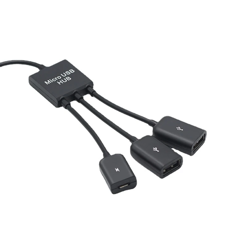 OTG Adapter USB To Type C Adapter Type-C USB Adapter OTG Cable USB 2.0 Male To Micro Female Adapter HUB 3 in 1