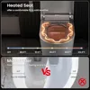 Smart Toilet, Wider Bidet with Heated Seat, Warm Water, Foot Sensor Auto Flushing, Modern Japanese Toilet for Bathroom 3