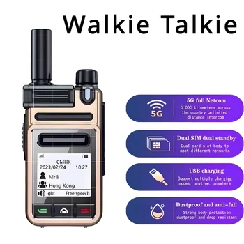 CT9 글로벌 인터콤 5G PoC 인터넷 양방향 라디오, 미니 SIM 카드 워키토키, 장거리 5000km 쌍, 무료 인터콤 플랫폼
