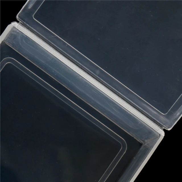 10 Grids Transparent Plastic Storage Box for Nail Jewelry PP Nail Tips Organizer  Box Nail Art Charm Rhinestone Display Empty Box