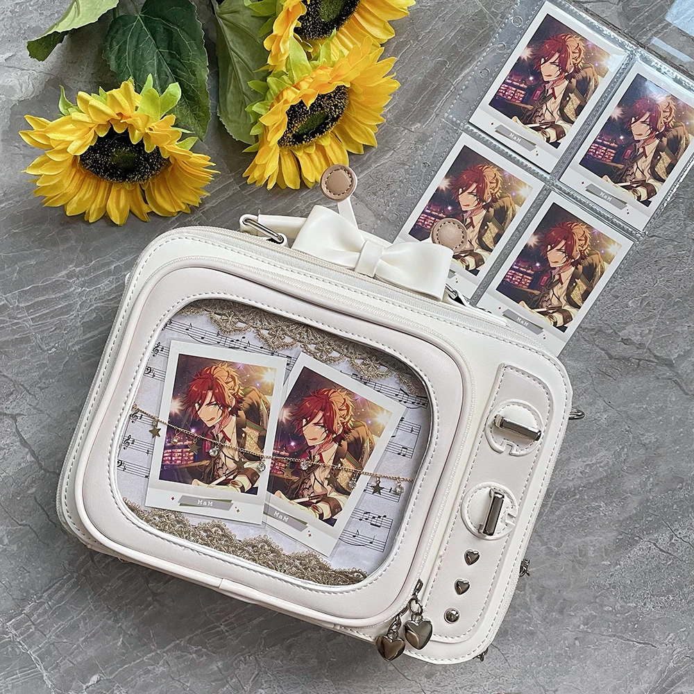 Novelty Tv Shape Ita Bag Retro Television Women Shoulder Bag Design Ita Backpack with Inserts Gilrs Crossbody Bag 2
