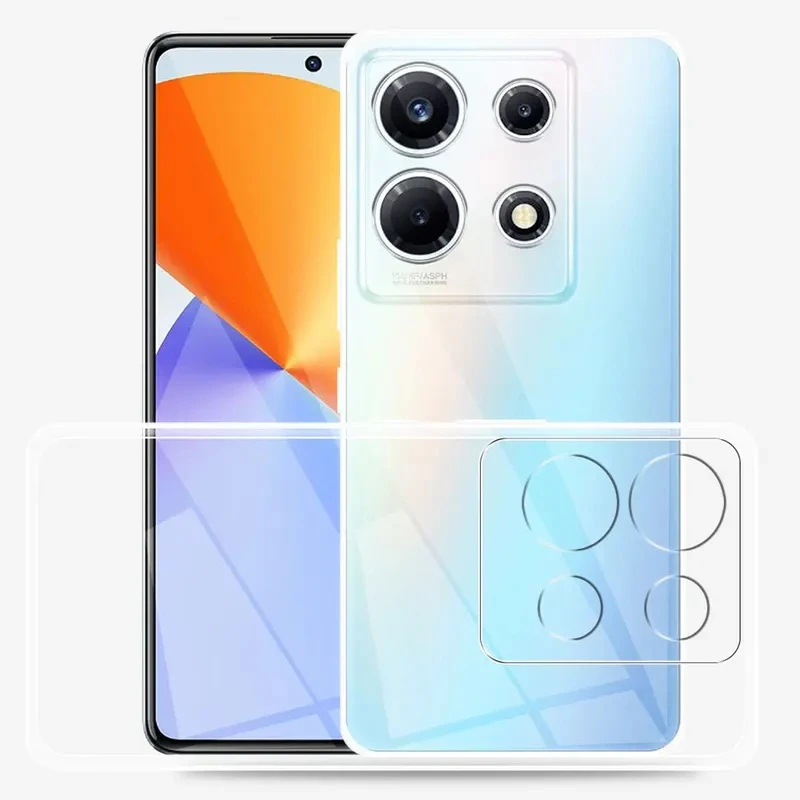Clear Silicone Soft TPU Back Cover - Durable Mobile Phone Case