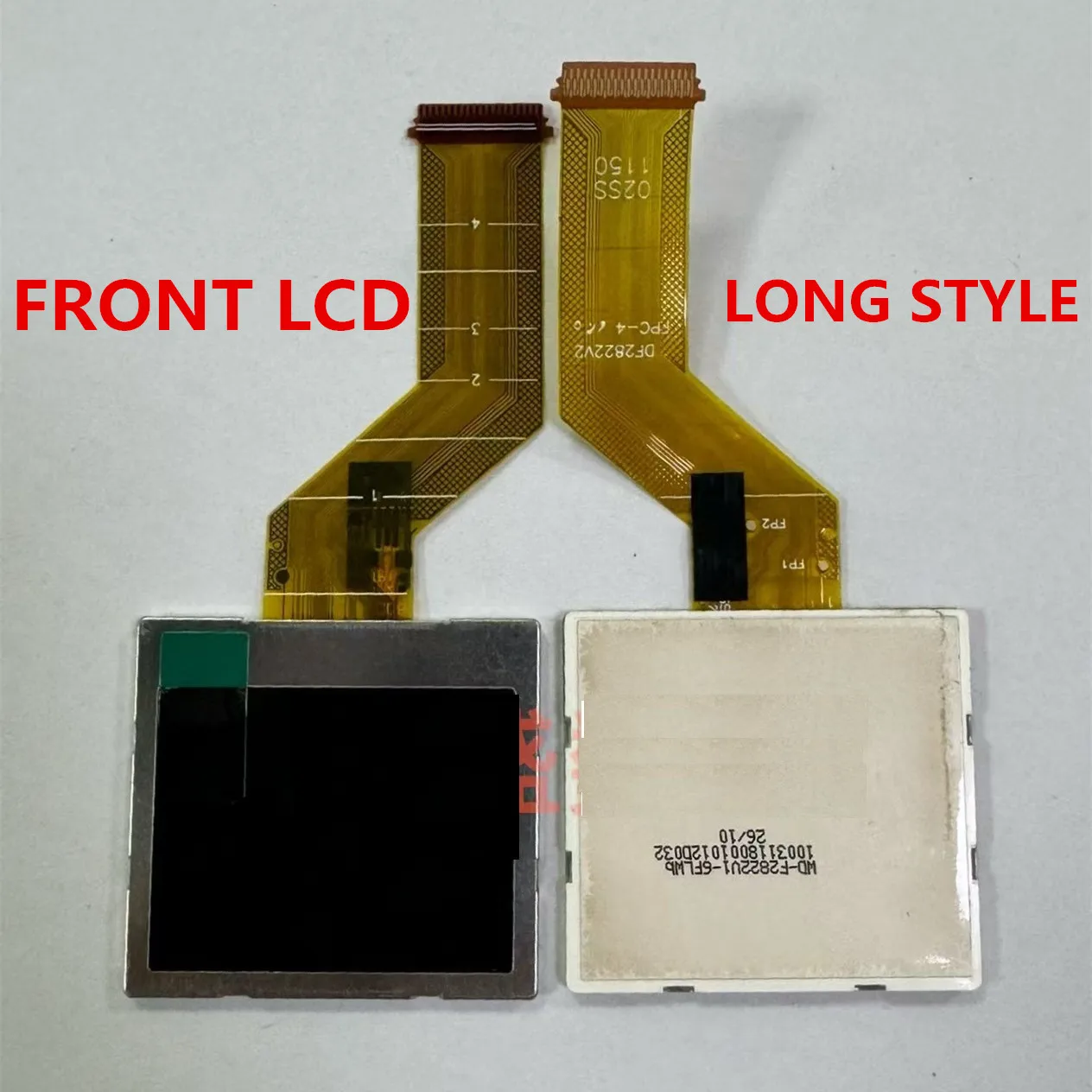 Gcell- Front LCD For Samsung PL120 PL100 PL150 PL170 DV100 DV150 DV300 Camera Display Screen Camera Accessories 1PCS