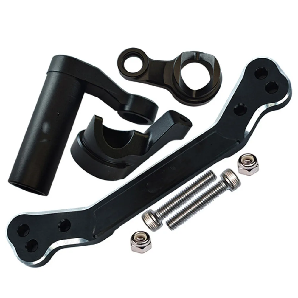 

Aluminum Alloy Front Steering Combination + Steering Connection Plate for 1/8