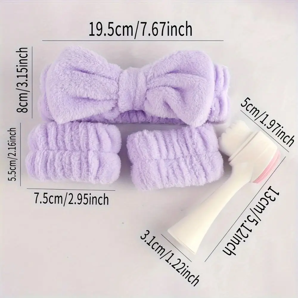 24Pcs/Set Portable Hypoallergenic Vegan Makeup Kit Non-slip Hairband Girls Beauty Tool Makeup Sponge Facial Cleansing Girls Gift