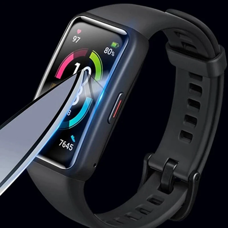 3pcs Soft Hydrogel Film For Huawei Band 8 7 6 Pro Screen Protector Soft Film For Honor Band 3 4 5 6 Protective Film (Not Glass)