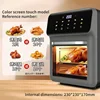 New Visual Air Fryer Oven Household 220V/110V 15L Large Capacity Kitchen Appliance Freidora Sin Aceite 15 Litros 5