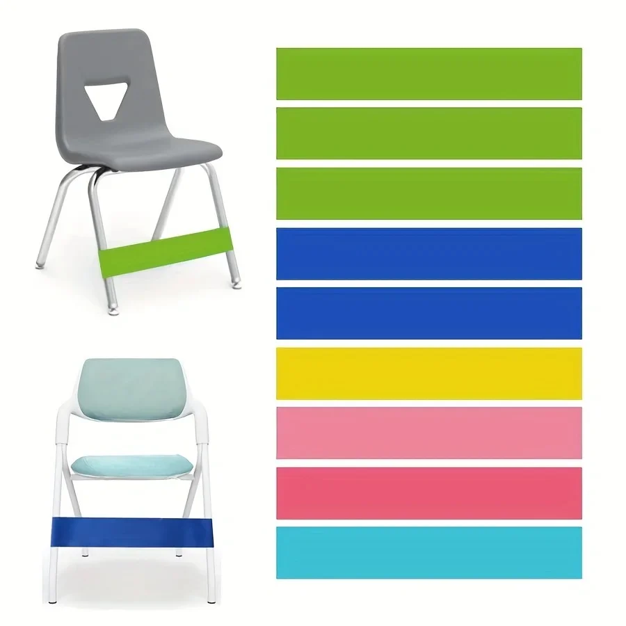 Stress Relief Elastic Tension Band for Chairs - Ideal for Classroom & Office Use, Versatile Yoga Resistance Band