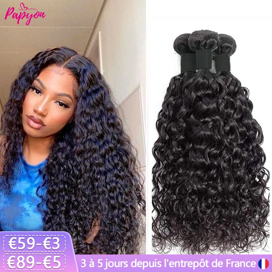 Fasci Di Onde D'Acqua Fasci Di Capelli Umani Fasci Di Capelli Estensioni Dei Capelli Umani Capelli Per Le Donne Fascio Di Capelli Umani Brasiliani