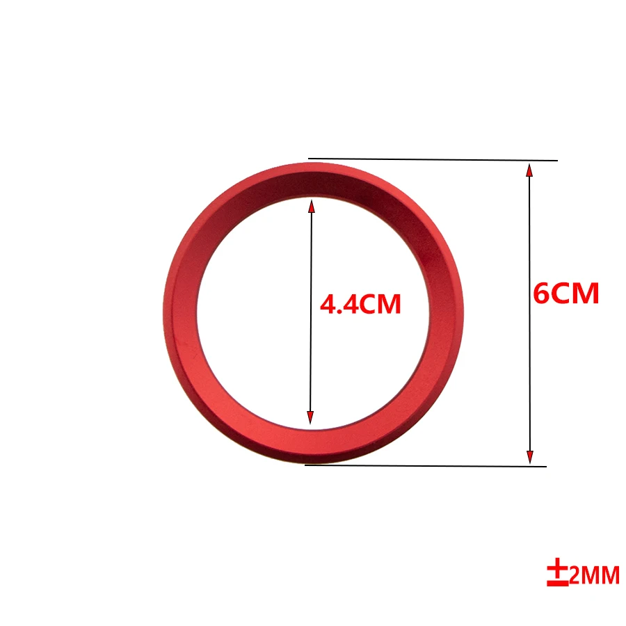 Premium Aluminum Steering Wheel Logo Trim Cover