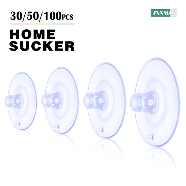 30/50/100 stücke Klar Sucker Saugnäpfe Leistungsstarke Vakuum Saugnapf Wand  Haken Küche Bad Hochzeit Auto glas Hause Zubehör - AliExpress