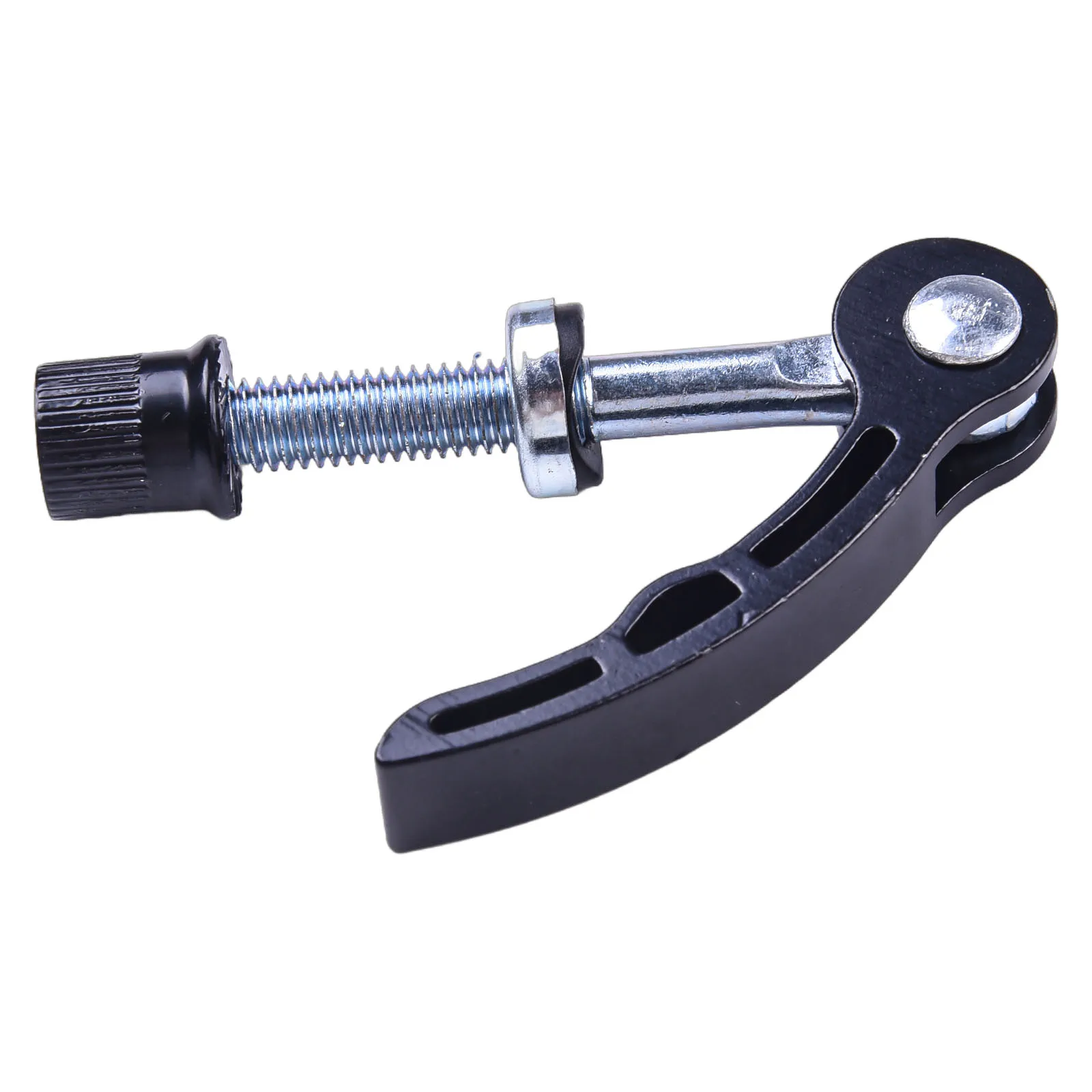 Perno A Sgancio Rapido Per Reggisella Bici M6 X 65 Mm In Alluminio - Morsetto Leva A Camma Per MTB E Strada, Nero
