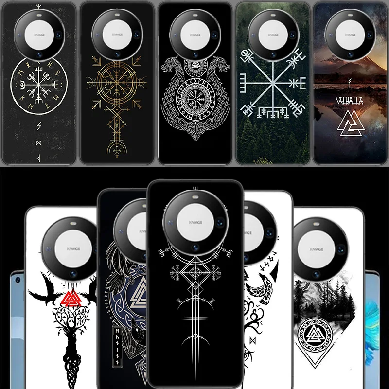 Custodia Per Telefono Nordico Nordico Per Huawei P40 Lite P50 Pro P30 P20 P10 Y5 Y6 Y7 Y9 2019 Mate 30 20 Pro 10 Lite Cover