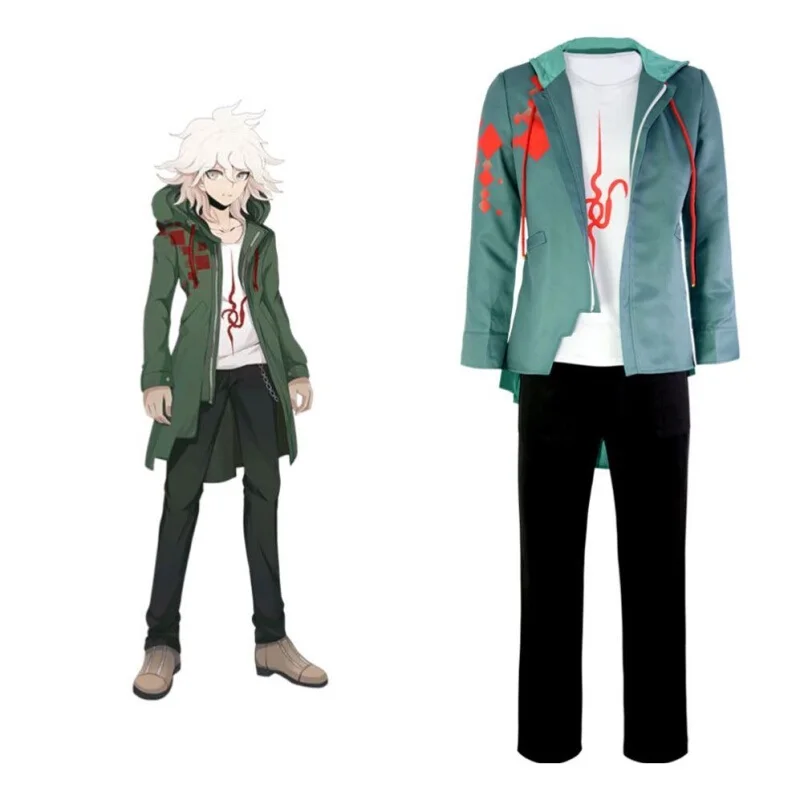 

Komaeda Nagito Cosplay Costume Halloween Christmas Uniform Suit