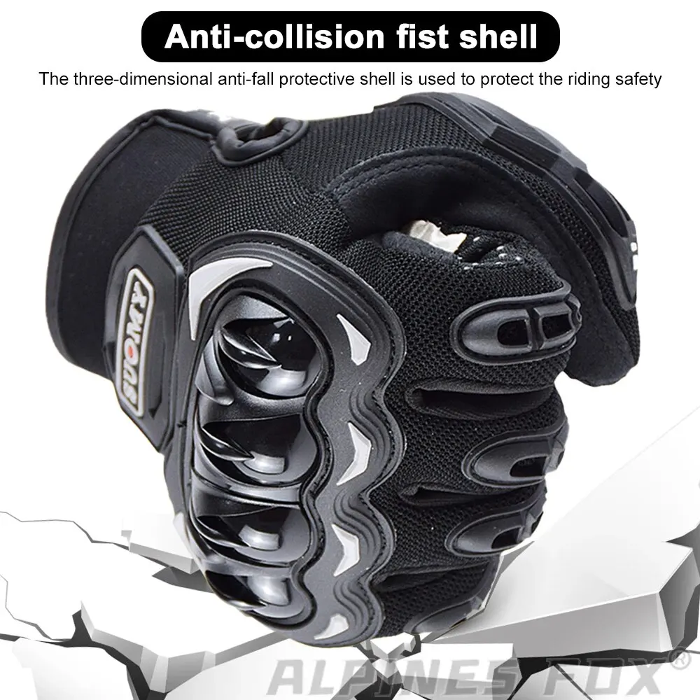 Suomy Motorcycle Gloves Moto Touch Screen Breathable Motorbike Racing Riding Bicycle Protective Guantes Summer Sports for Honda motorcycle gloves