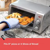 4-Slice Crisp 'N Bake Air Fry Toaster Oven, TO1787SS, 5 Cooking Functions, 30 Minute Timer, Stainless Steel 1