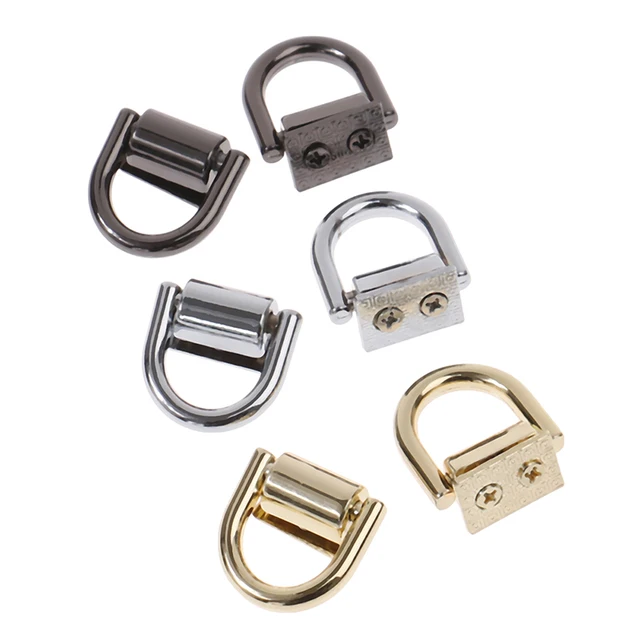 Metal Buckles Double D Ring Buckle 50Pcs O D Ring Bag Side