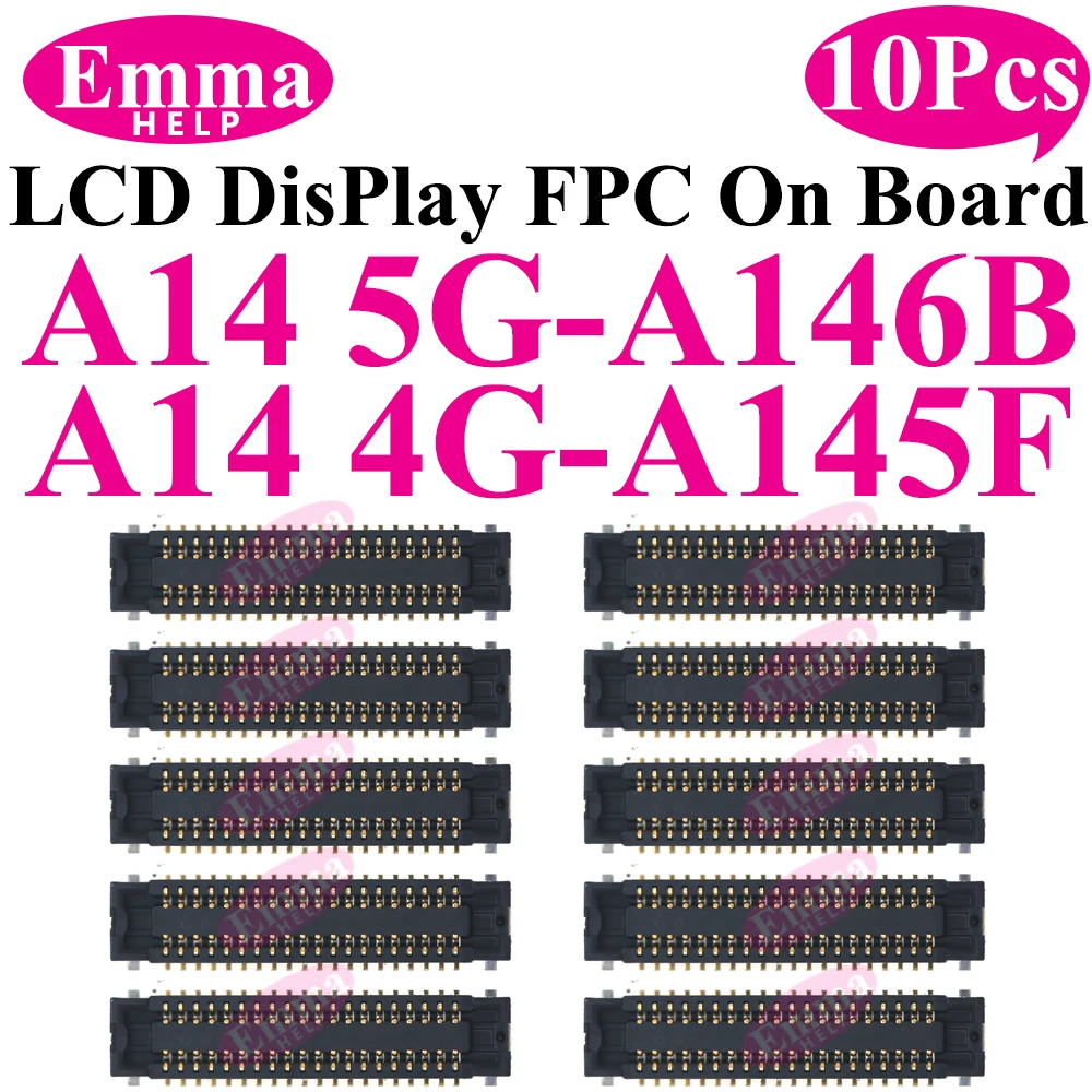 10pcs LCD Display Screen Flex FPC Connector - 40 78 Pin Plug On Board