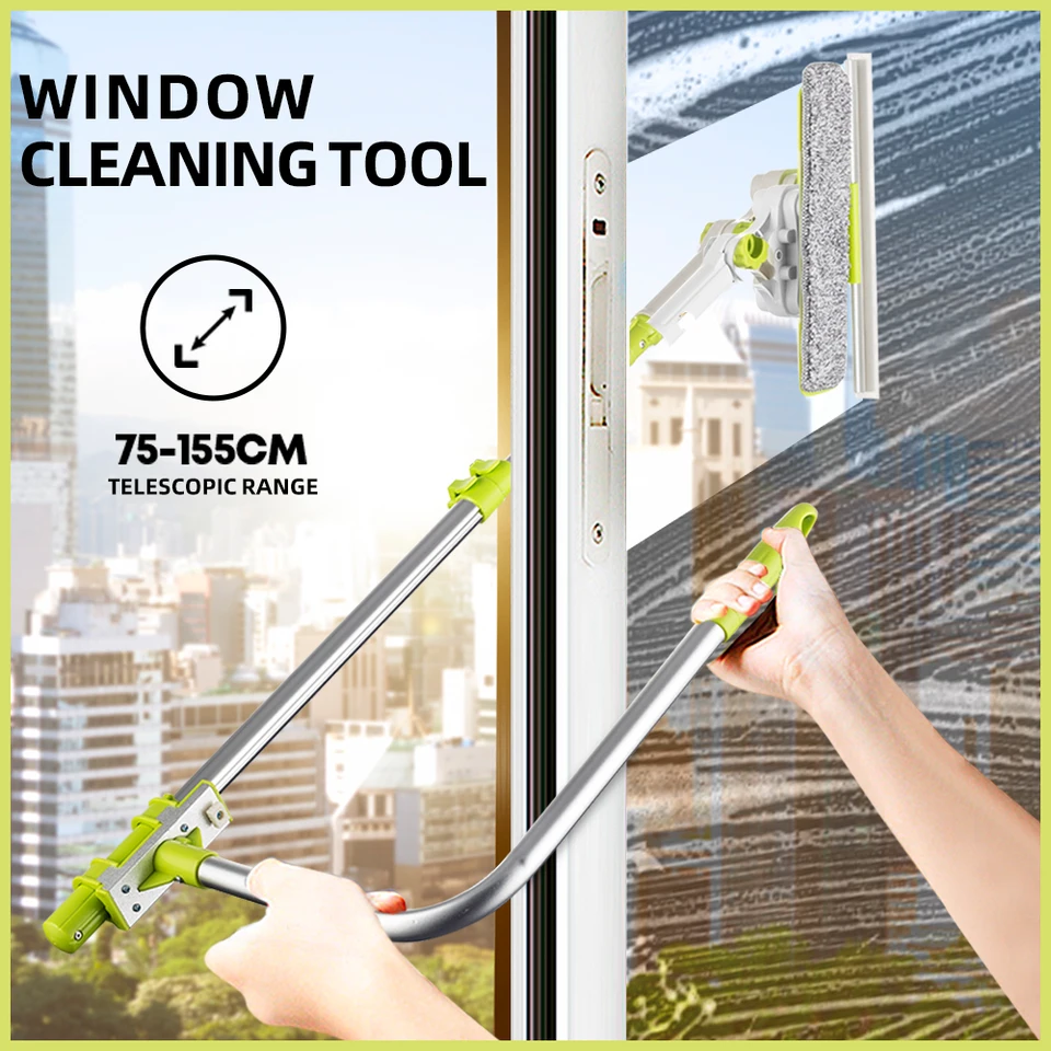 Kaufe Schwamm Fensterreinigungswerkzeug Silikon Glasreiniger Fenster  Bildschirm Reinigungsbürste Fenster
