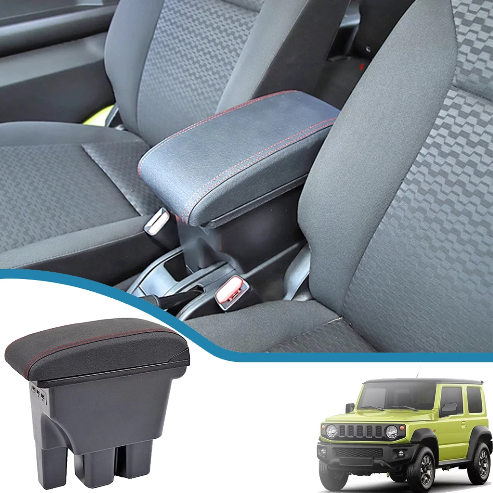 Автомобильная консоль в сборе для Suzuki Jimny JB64 JB74 2019-2023 автомобильные аксессуары для интерьера с 3 портами USB для зарядки