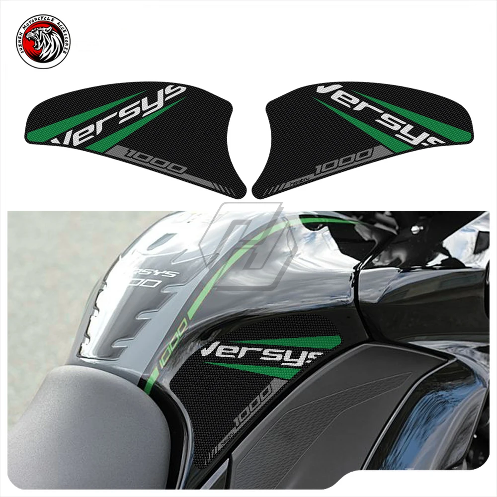 

Motorcycle Side Tank Pad Protection Knee Grip Anti-slip for Kawasaki VERSYS 1000 2016-2022