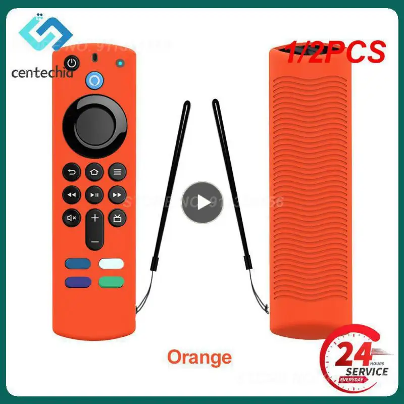 1/2Pcs All-New Anti-Caduta Antipolvere Per Custodia Protettiva In Silicone Morbido Fire Tv Stick (3A Generazione) Alexa Voice Remote Washable