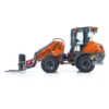 US Stock LESU AT1050 RC Hydraulic Loader 1/14 Telescopic Arm Fork Truck Car Model Light Sound Painted Assembled Machine RC Toys 4