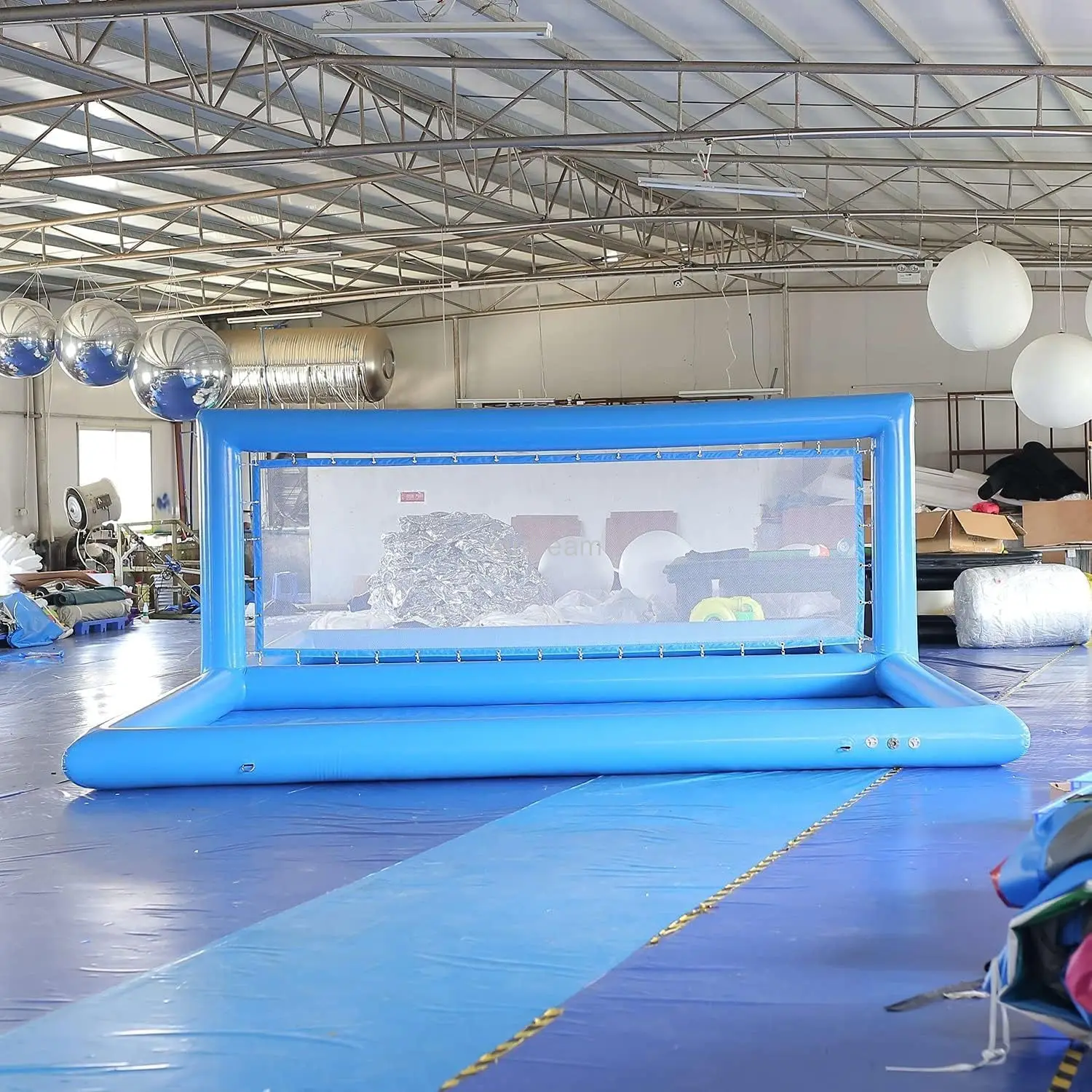 Giant PVC Inflatable Volleyball Court Outdoor Volleyball Pool, Beach Water Volleyball Field for Outdoor Sport Game Pool 5