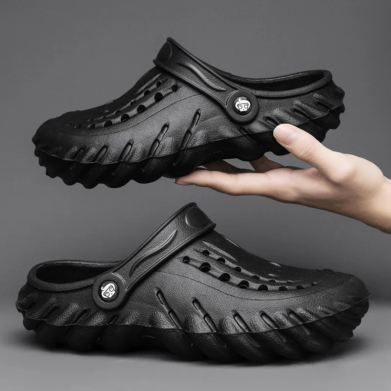 

2023 Summer Men's Slippers Comfortable Mens Sandals Light Garden Shoes Man Breathable Women's Casual Shoes EVA Soft Shoe for Men